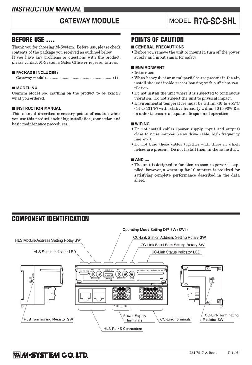 M-system R7G-SC-SHL User manual