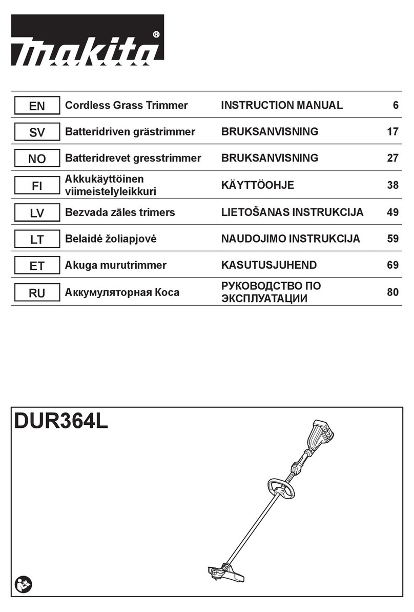 Makita DUR364L User manual