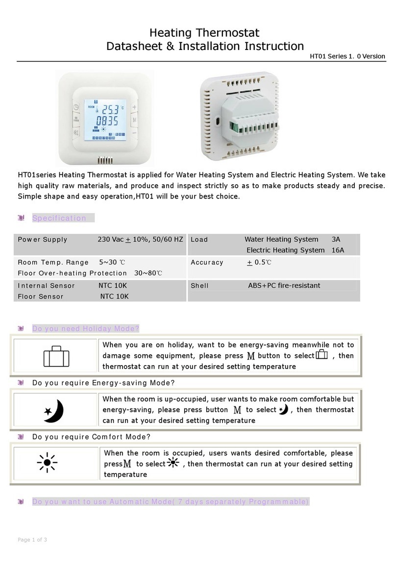 Hiwell HT01-3R Installation instruction
