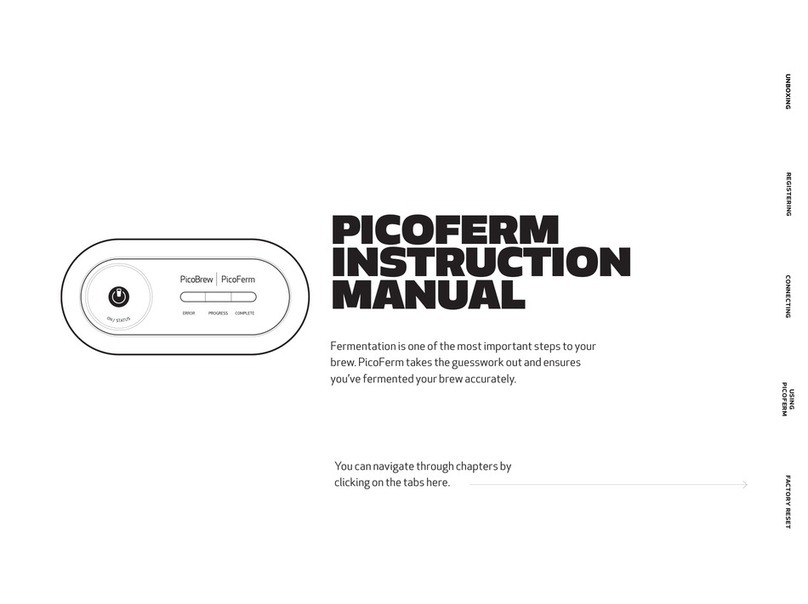 PicoBrew PicoFerm instruction manual