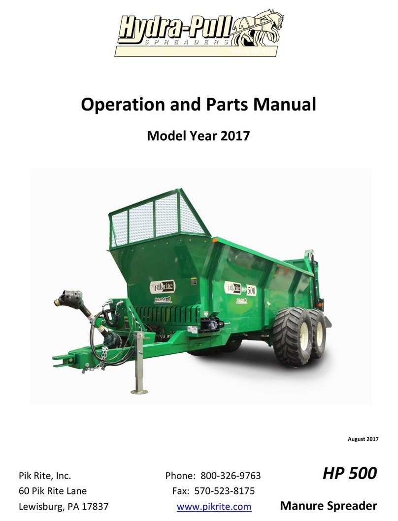 HYDRA-PULL HP 500 Operation and parts manual