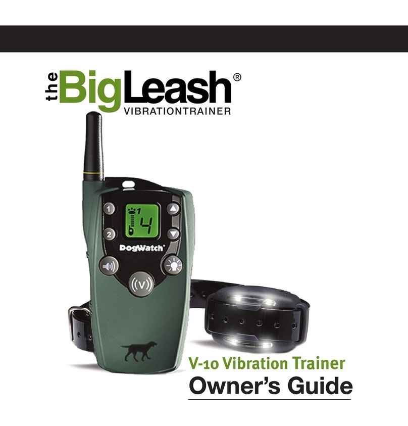 BIGLEASH VIBRATION TRAINER V-10 owner's guide