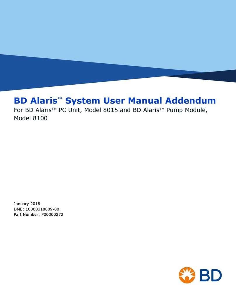 BD ALARIS 8015 User manual addendum