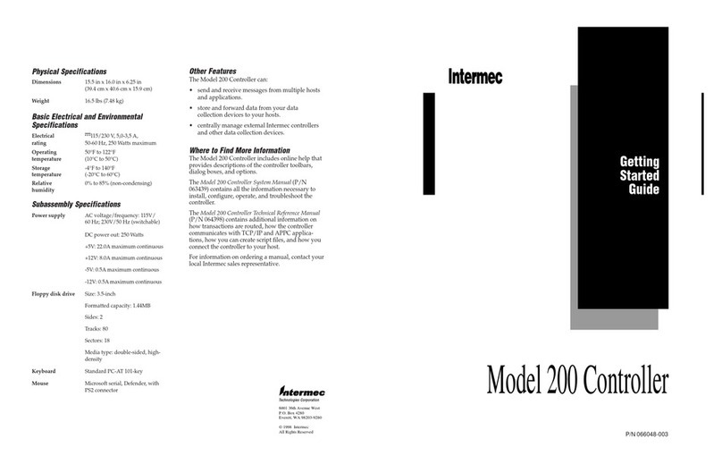 Intermec 200 Getting started guide
