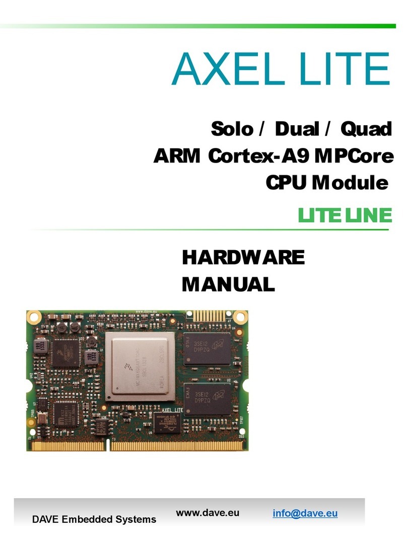 Dave Embedded Systems AXEL LITE User manual