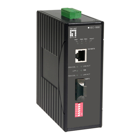 LevelOne IEC-1800 Quick installation guide