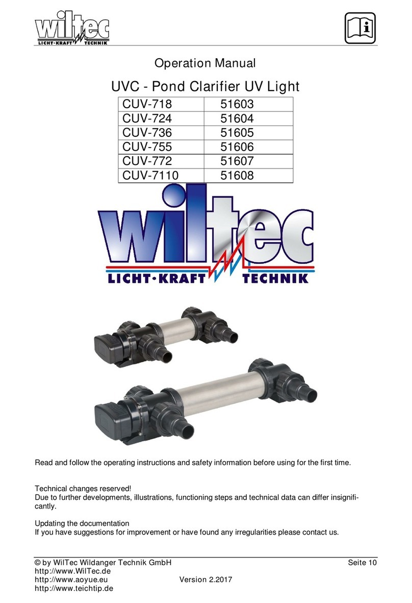 WilTec CUV-718 Operational manual