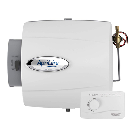 Aprilaire 500M User manual