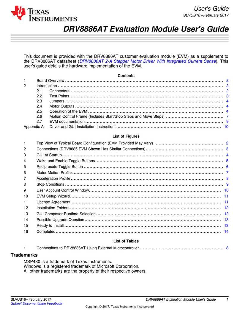 Texas Instruments DRV8886AT User manual