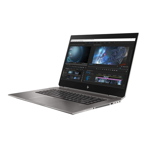 HP ZBook Studio x360 G5 Manual