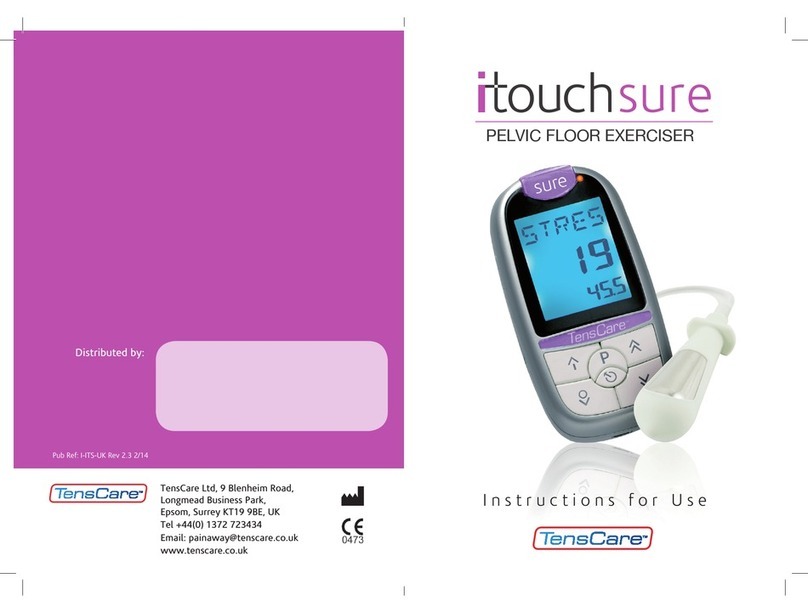 TensCare iTouch Sure Instructions for use & warranty TensCare iTouch Sure Instructions for use & warranty