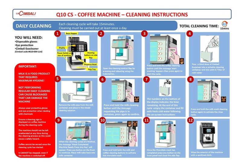 LaCimbali Q10 CS User manual