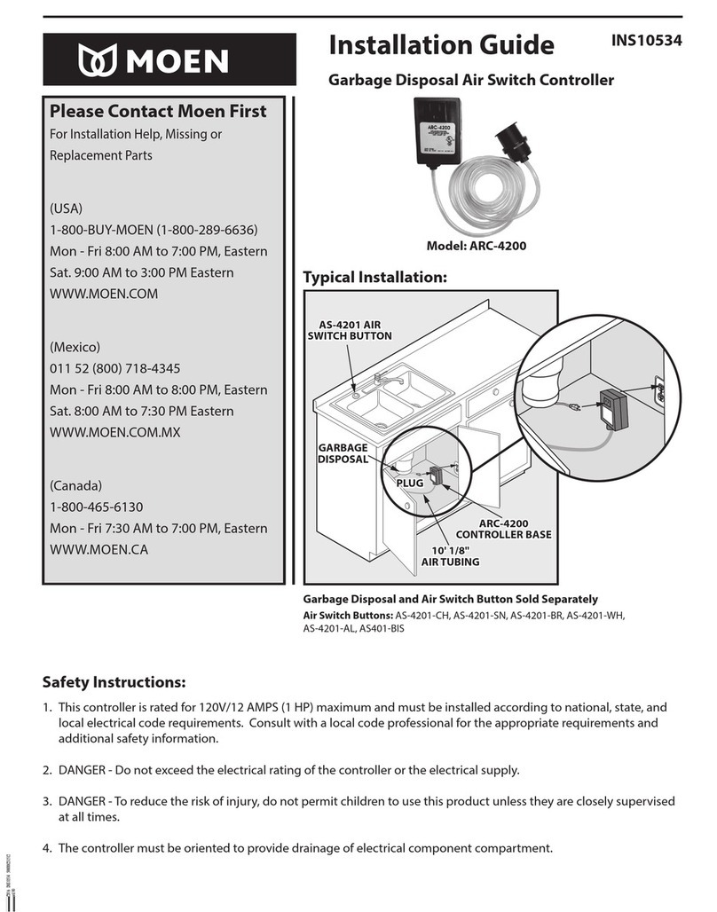Moen ARC-4200 installation guide