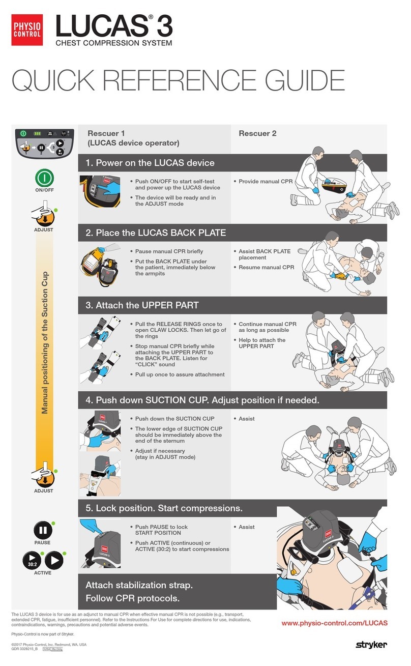 Physio Control LUCAS 3 User manual Physio Control LUCAS 3 User manual