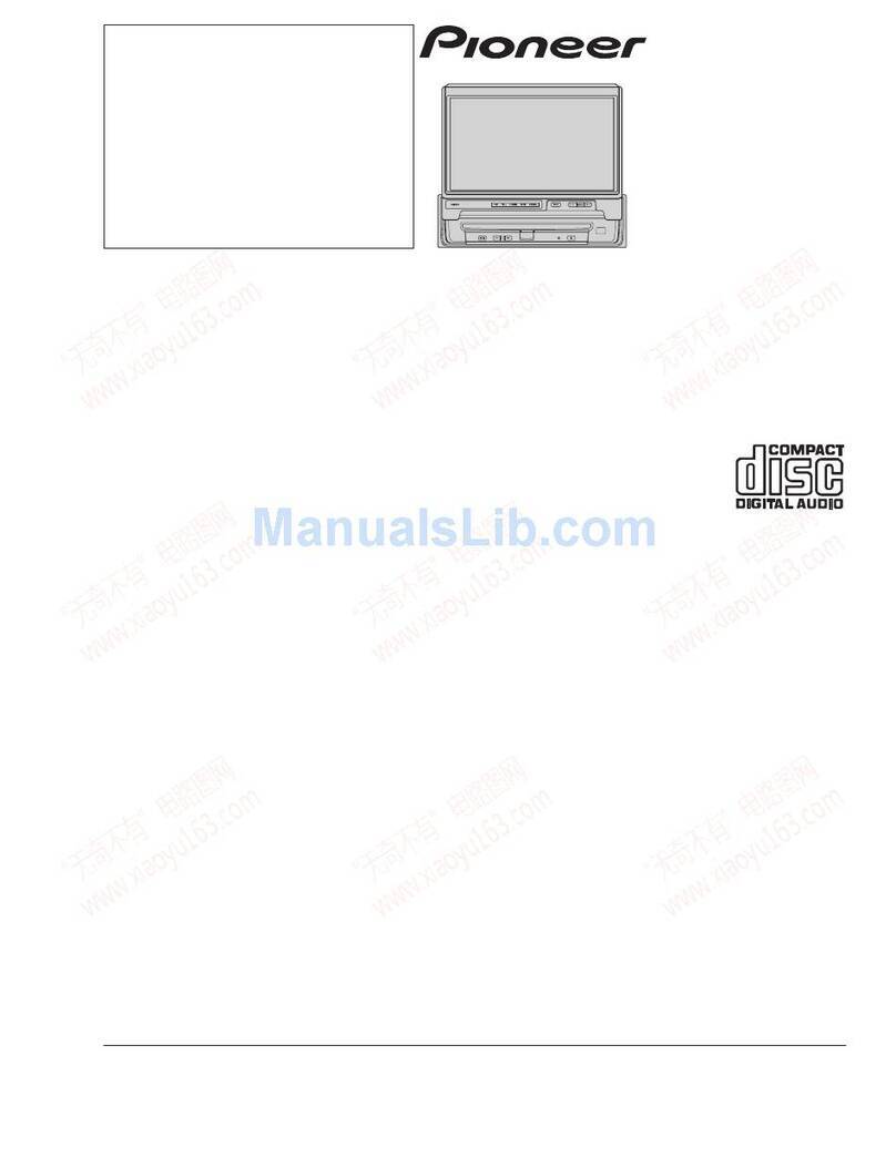 Pioneer AVX-P7000CD UC User manual
