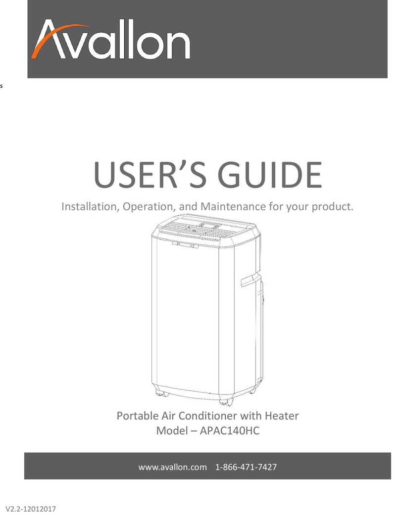 Avalon APAC140HC user guide