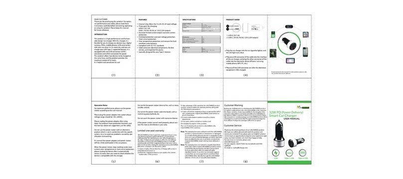 lifeCharge B609 user manual