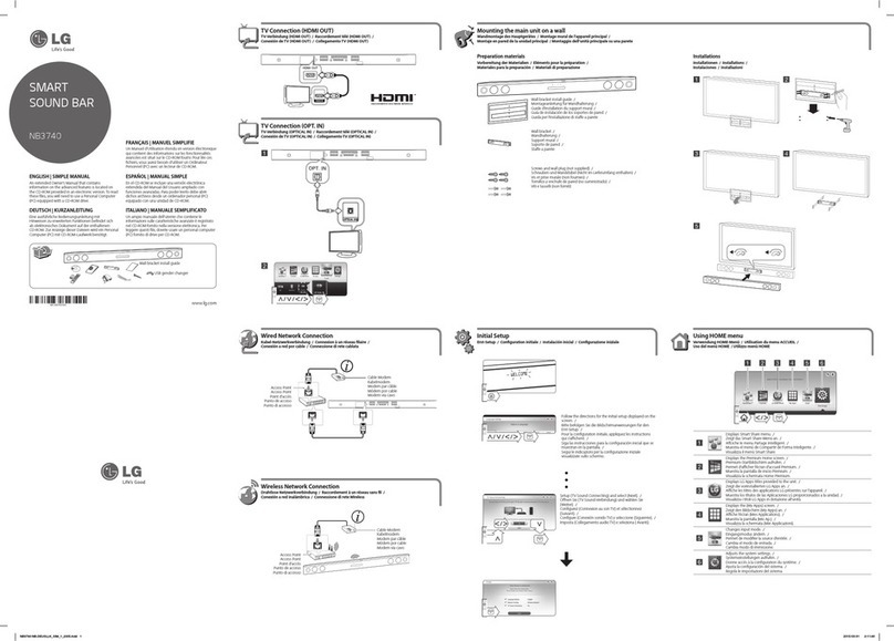 LG NB3740 User manual