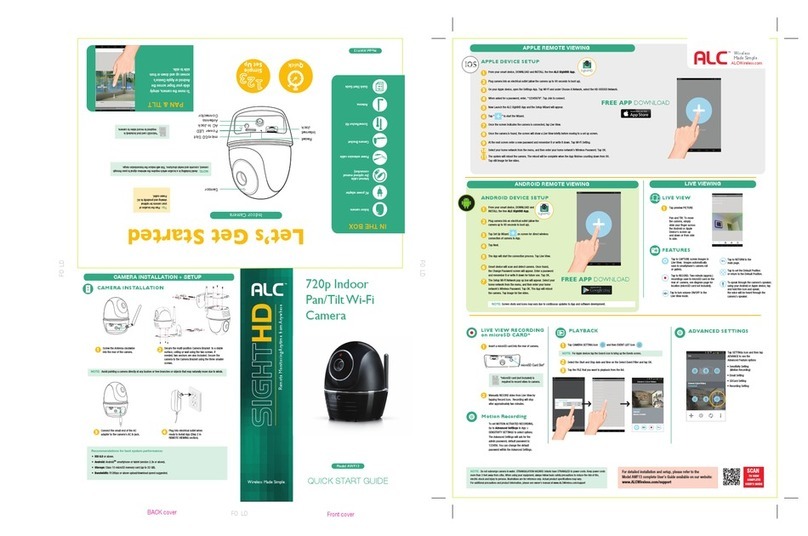 ALC AWF13 SightHD Quick start up guide