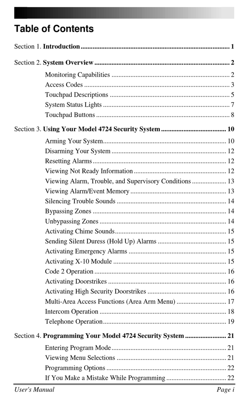 SILENT KNIGHT 4724 manual