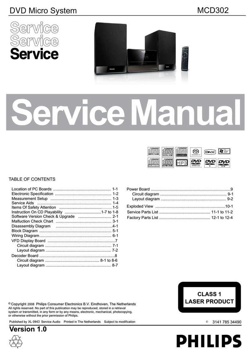 Philips MCD302 User manual