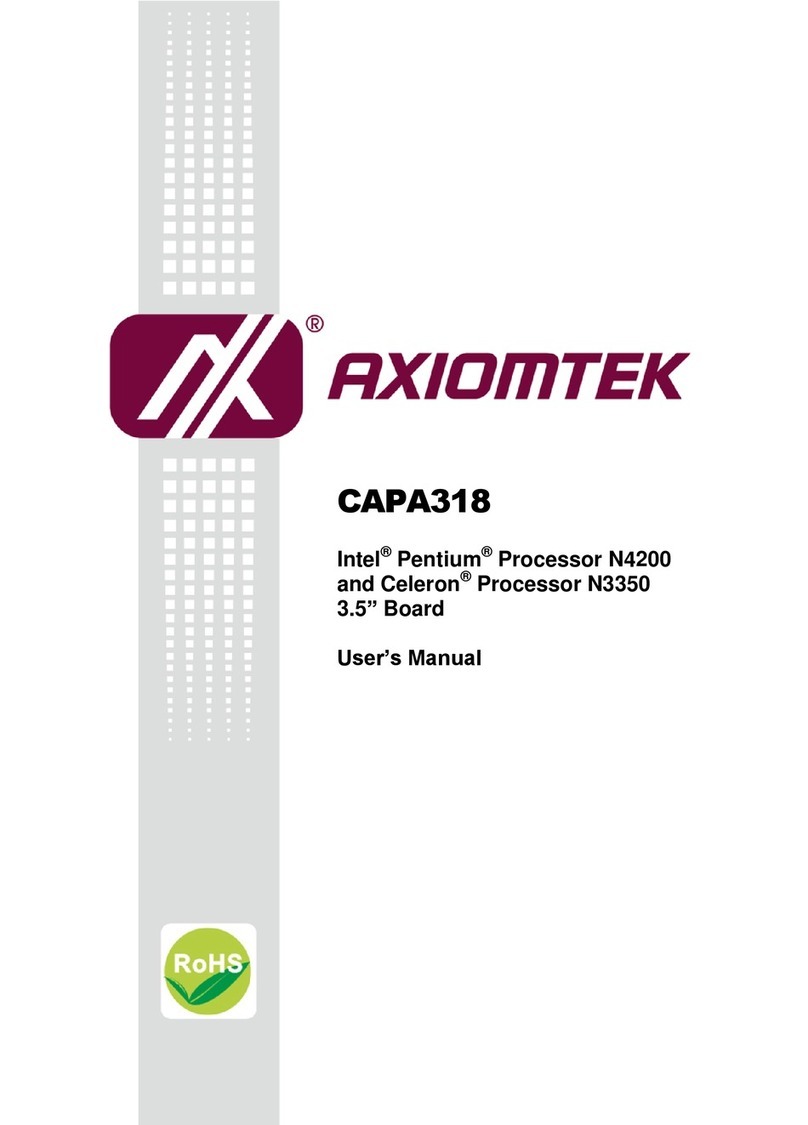 AXIOMTEK CAPA318 User manual