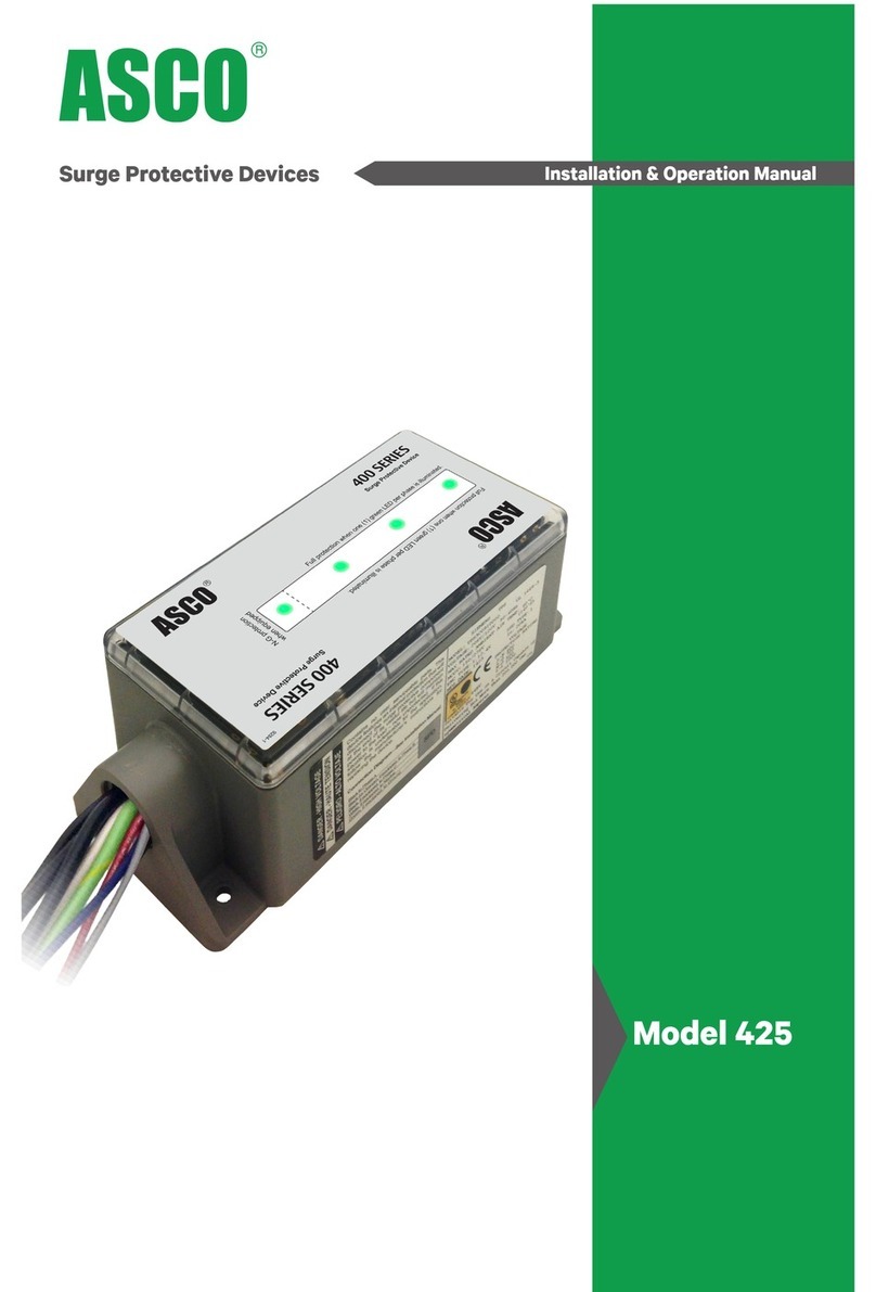 Asco 425 User manual