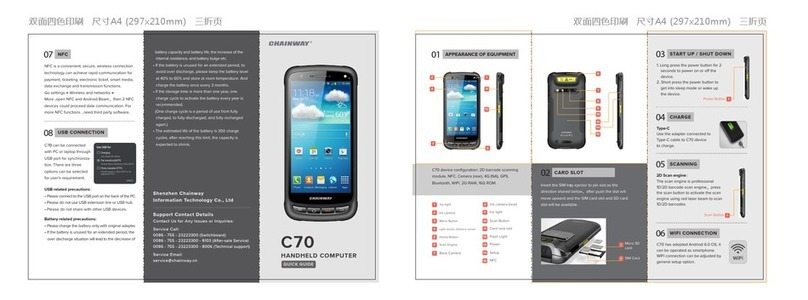 Chainway C70 quick guide
