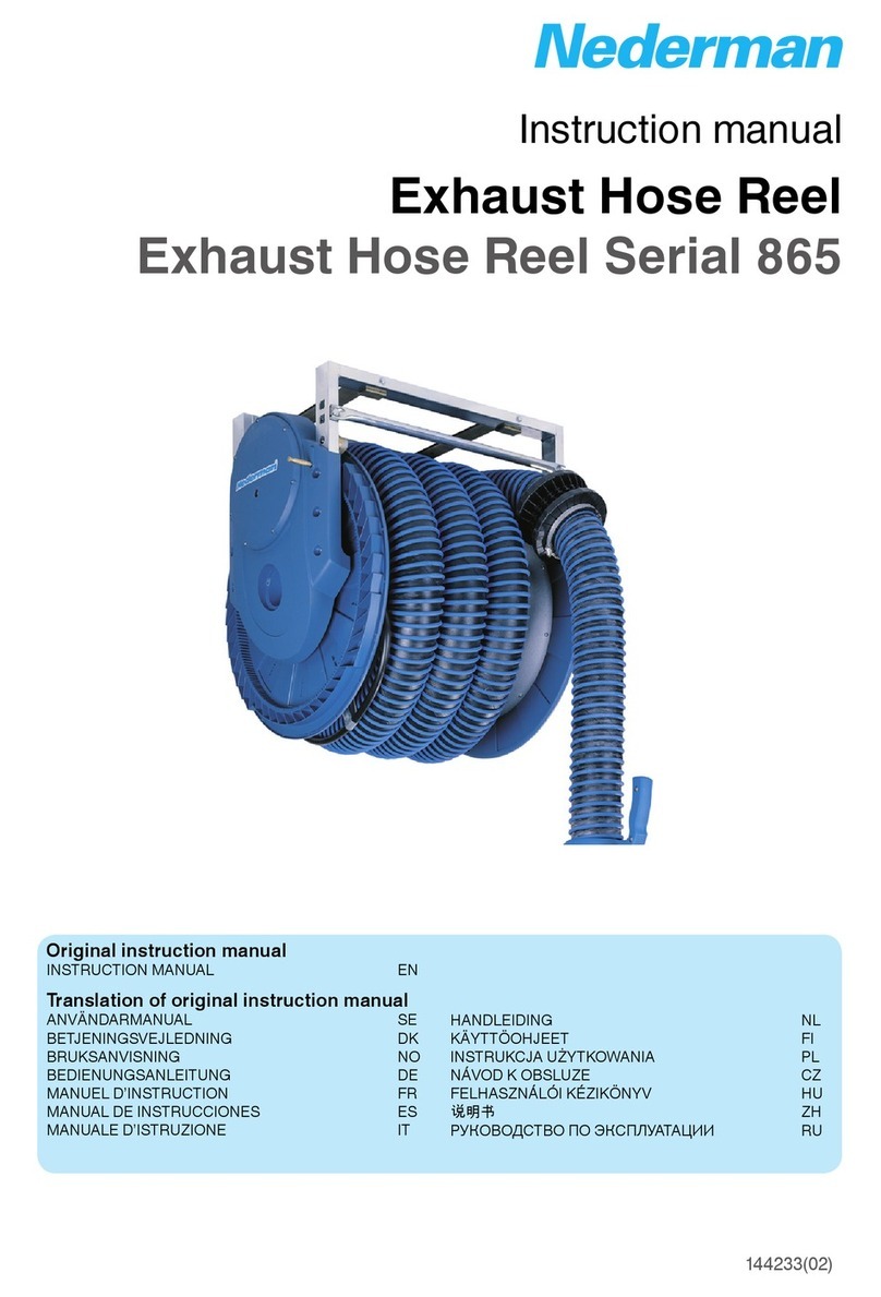 Nederman 865 series instruction manual