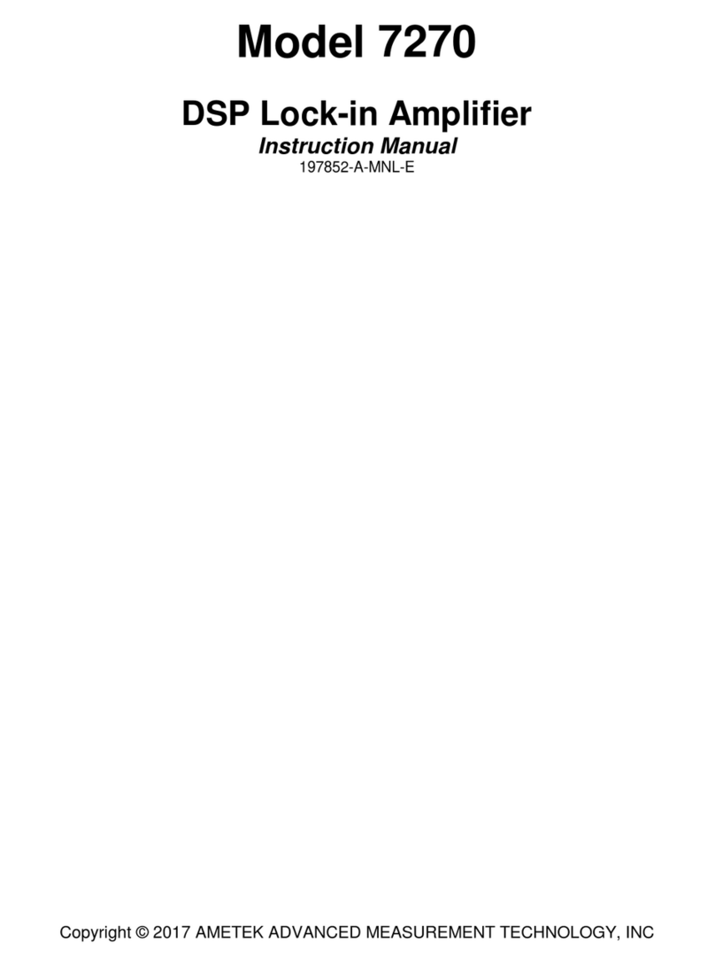 Ametek 7270 instruction manual Ametek 7270 instruction manual