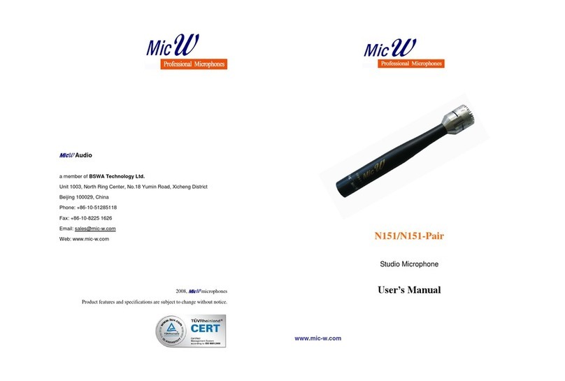 Mic W N151 user manual