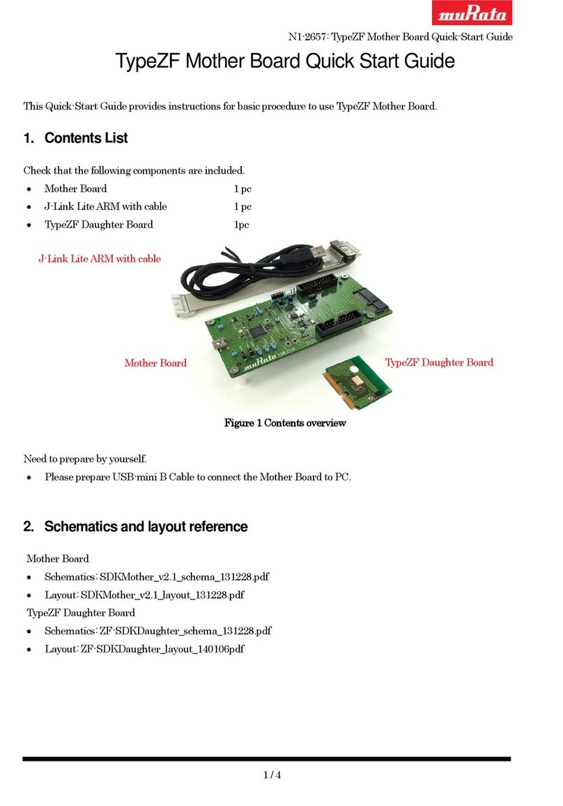 Murata N1-2657 quick start guide
