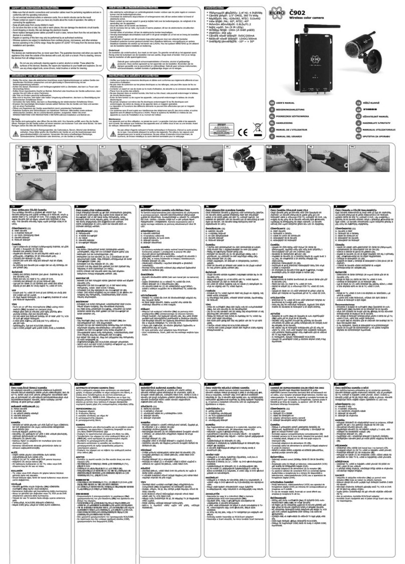 ELRO C902 user manual