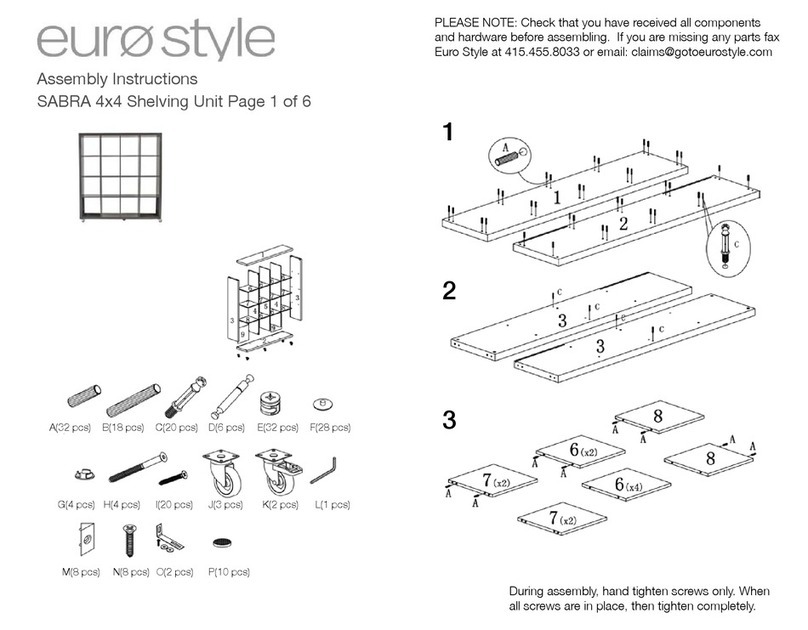 Euro Shatal 09760 Assembly instructions