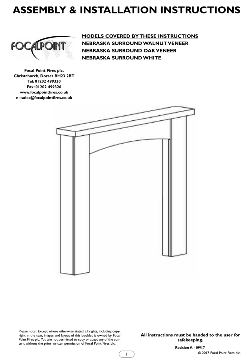 Focal Point NEBRASKA SURROUND WALNUT VENEER User manual Focal Point NEBRASKA SURROUND WALNUT VENEER User manual