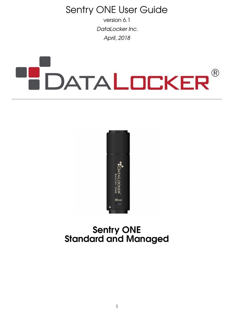 DataLocker Sentry ONE Standard user guide