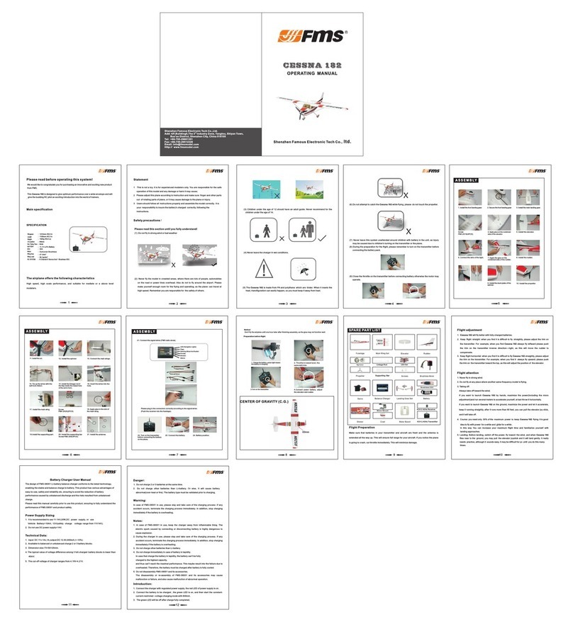FMS CESSNA 182 User manual