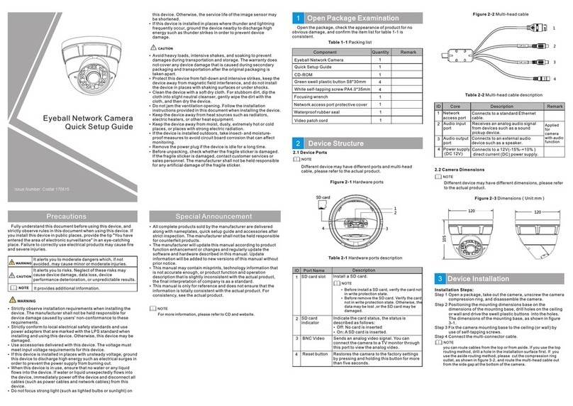 Costar CDI4512VTIR User manual