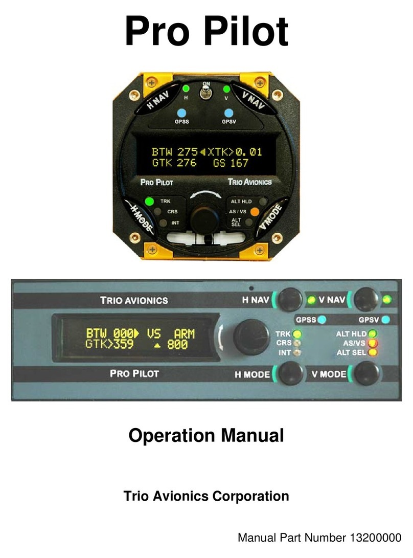 Trio Avionics Pro Pilot Installation manual