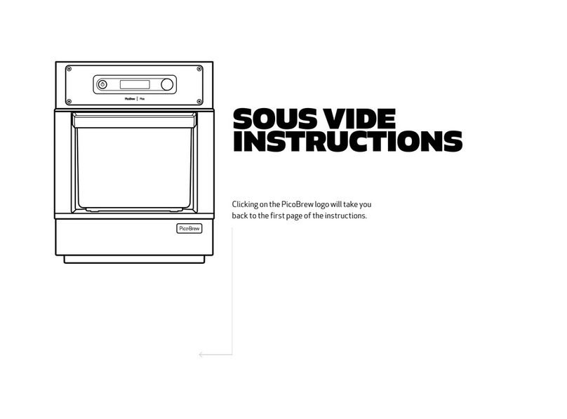 PicoBrew Sous Vide instructions