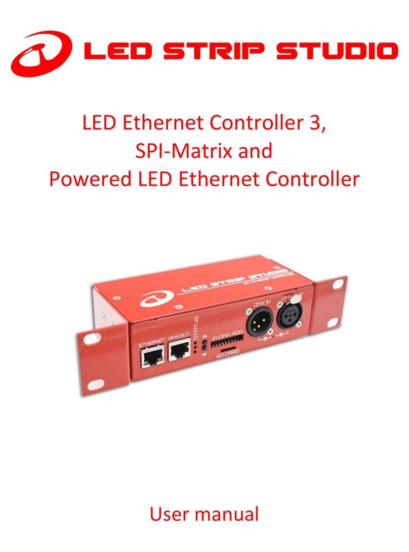LED Strip Studio LED Ethernet Controller 3 user manual