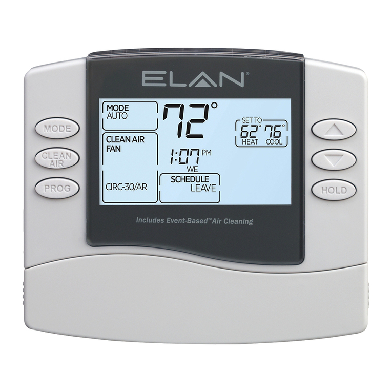 Elan EL-TSTAT-8810 Safety & installation instructions