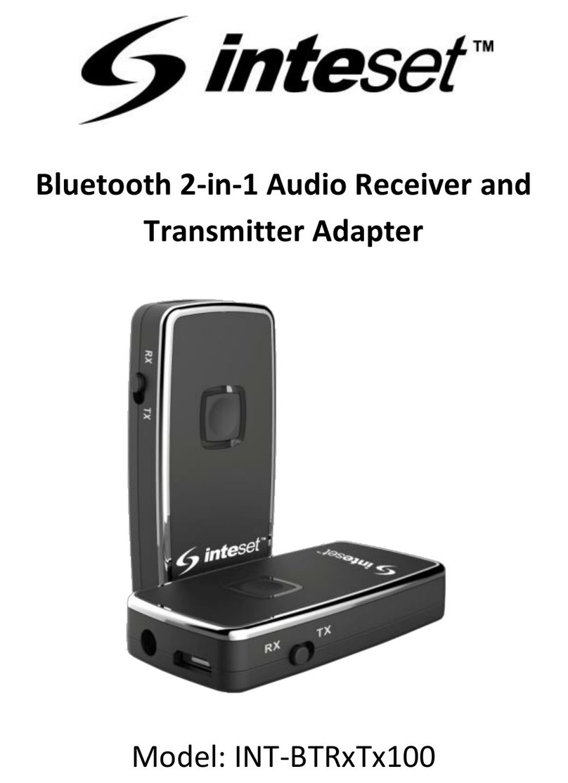 Inteset INT-BTRxTx100 user manual