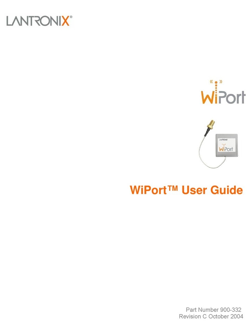 Lantronix WP2002000-01 User manual