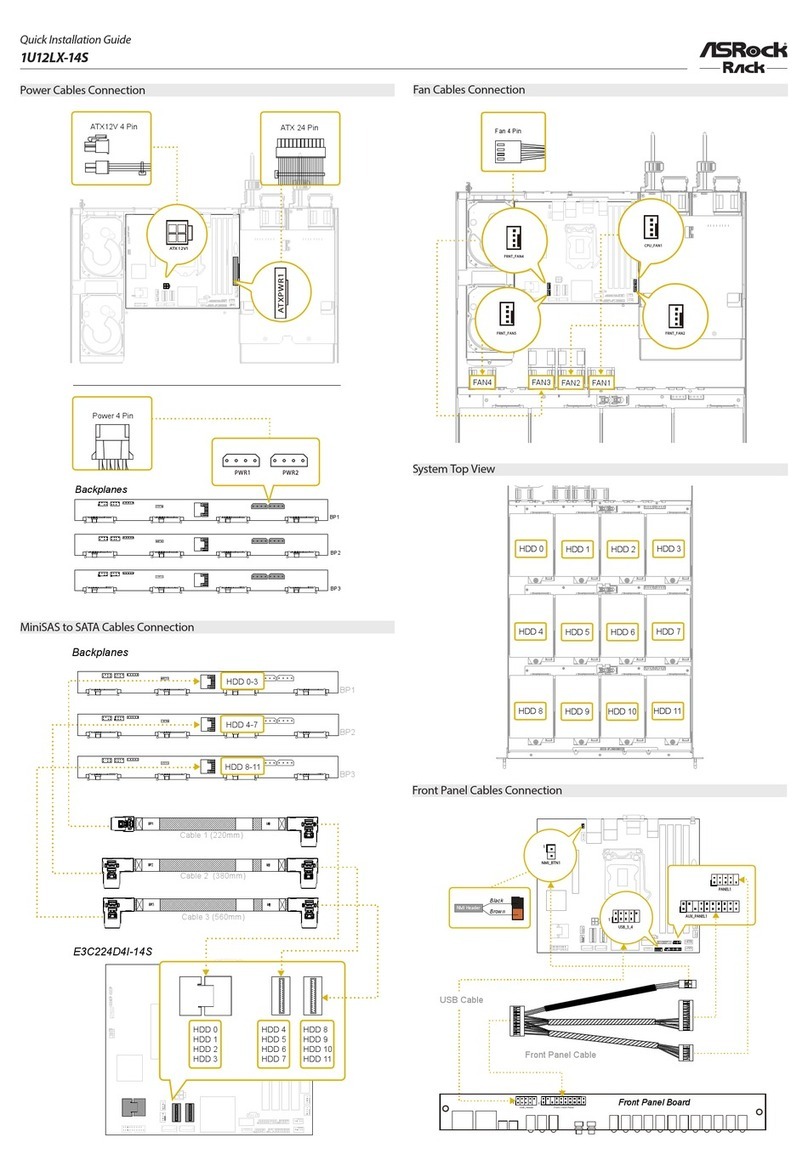 ASROCK 1U12LX-14S Quick installation guide