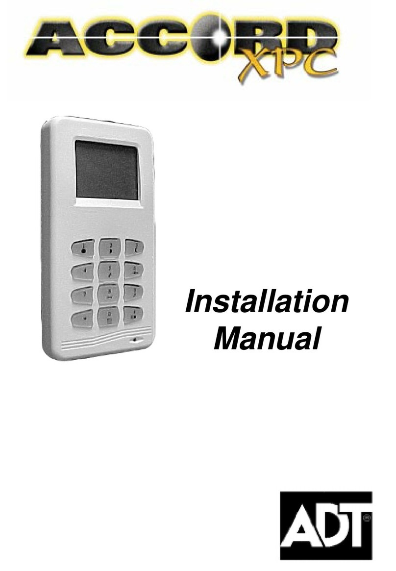 ADT ACCORD XPC User manual