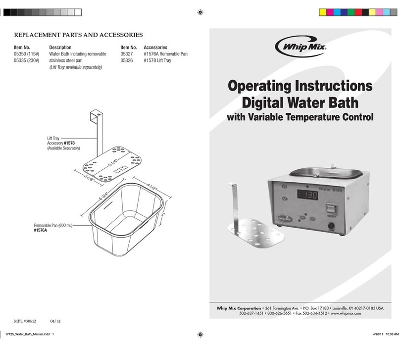 Whip Mix 05350 operating instructions