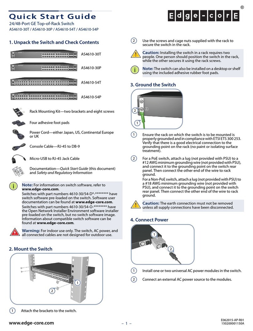 Edge-Core AS4610-30T User manual