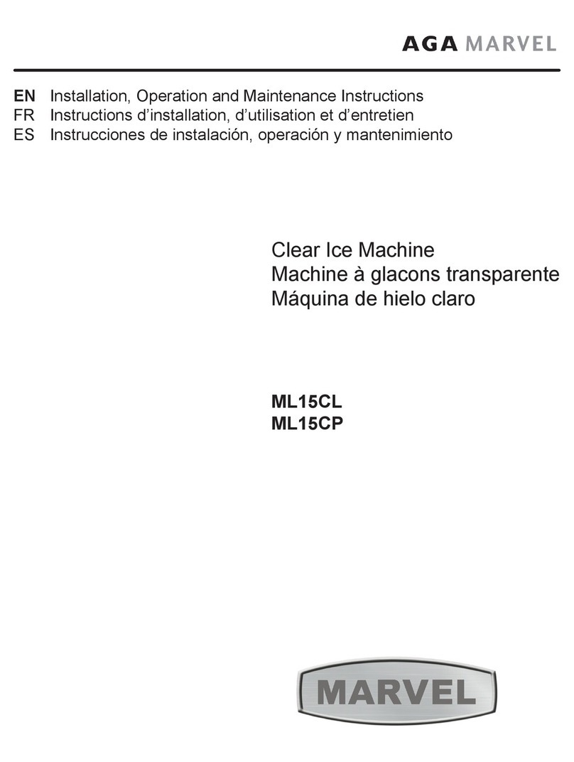AGA ML15CL Installation, operation and maintenance instructions