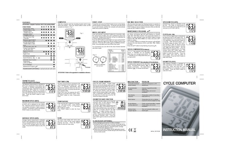 Garneau BC-P3-GB instruction manual
